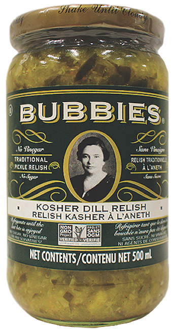 BUBBIES PURE KOSHER DILL RELISH