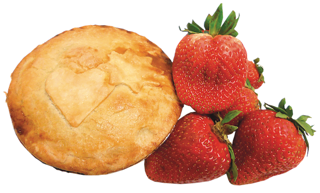 MARKET MADE STRAWBERRY RHUBARB MINI PIE