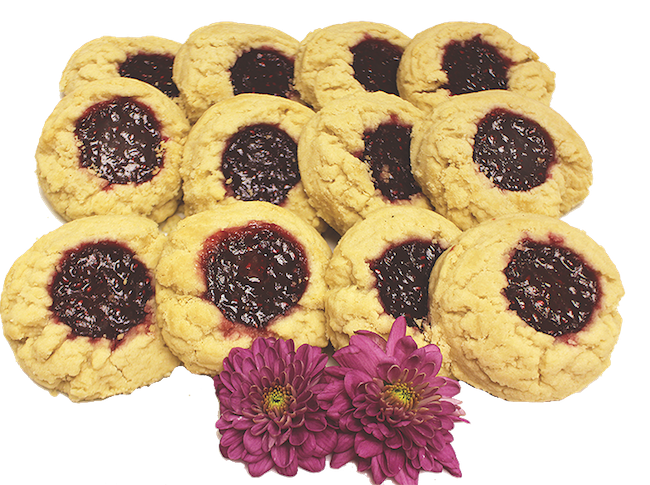 MARKET MADE RASPBERRY SHORTBREAD COOKIES