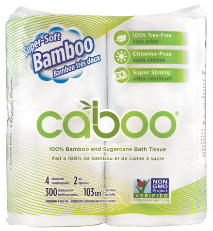 CABOO 100% TREE FREE BATHROOM TISSUE