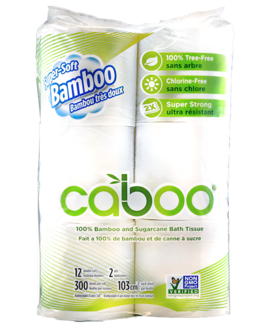 CABOO 100% TREE FREE BATHROOM TISSUE