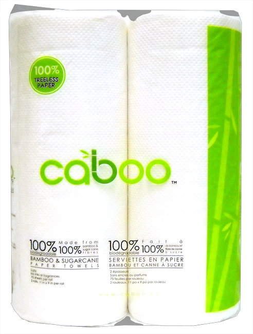 CABOO 100% TREE FREE PAPER TOWELS