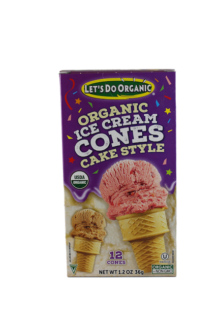 LET'S DO... ORGANIC ICE CREAM CONES CAKE STYLE