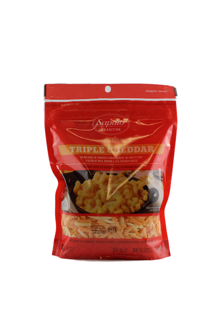 SAPUTO TRIPLE CHEDDAR SHREDDED CHEESE