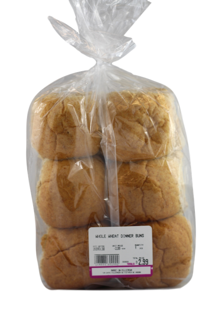 WHOLE WHEAT DINNER BUNS
