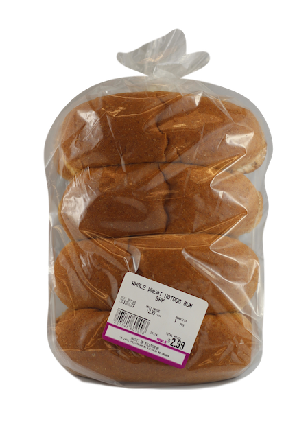 MARKET BAKED WHOLE WHEAT HOTDOG BUNS