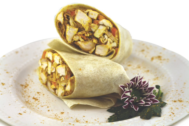 MARKET CURRY CHICKEN & MANGO WRAP