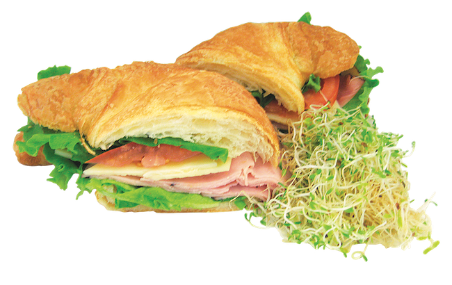 HAM AND SWISS CROISSANT