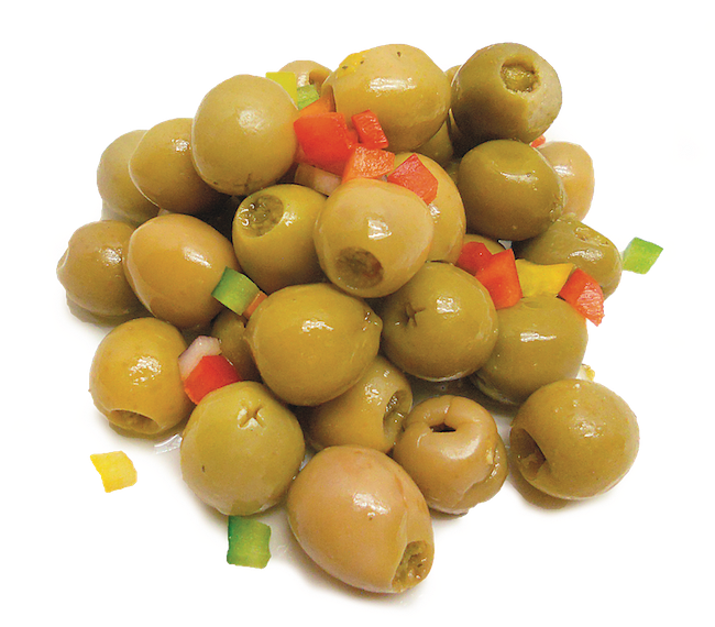 DELI GREEN OLIVES