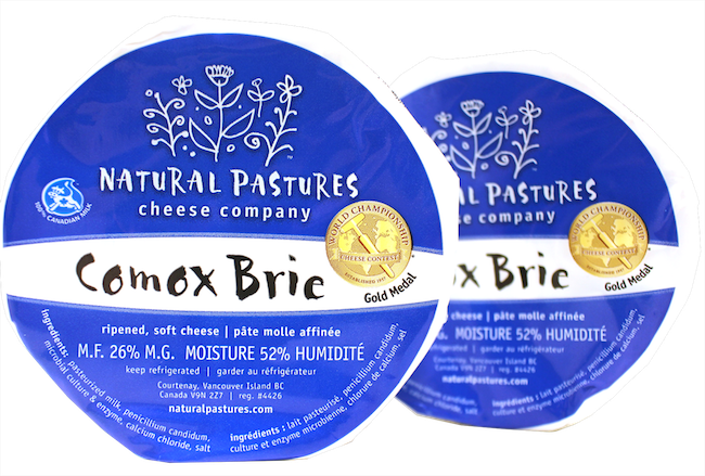 NATURAL PASTURES COMOX BRIE