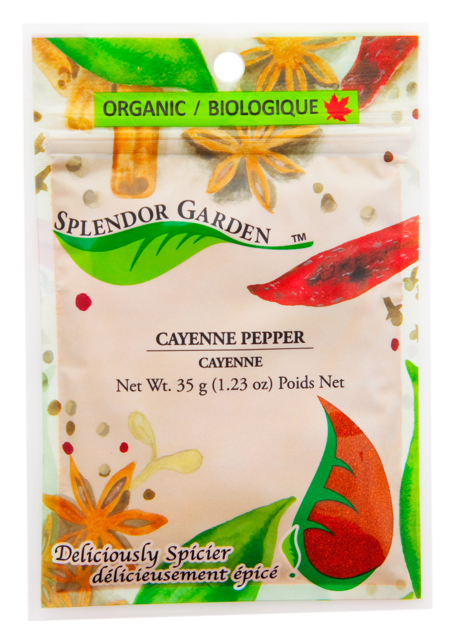 SPLENDOR GARDEN ORGANIC CAYENNE PEPPER