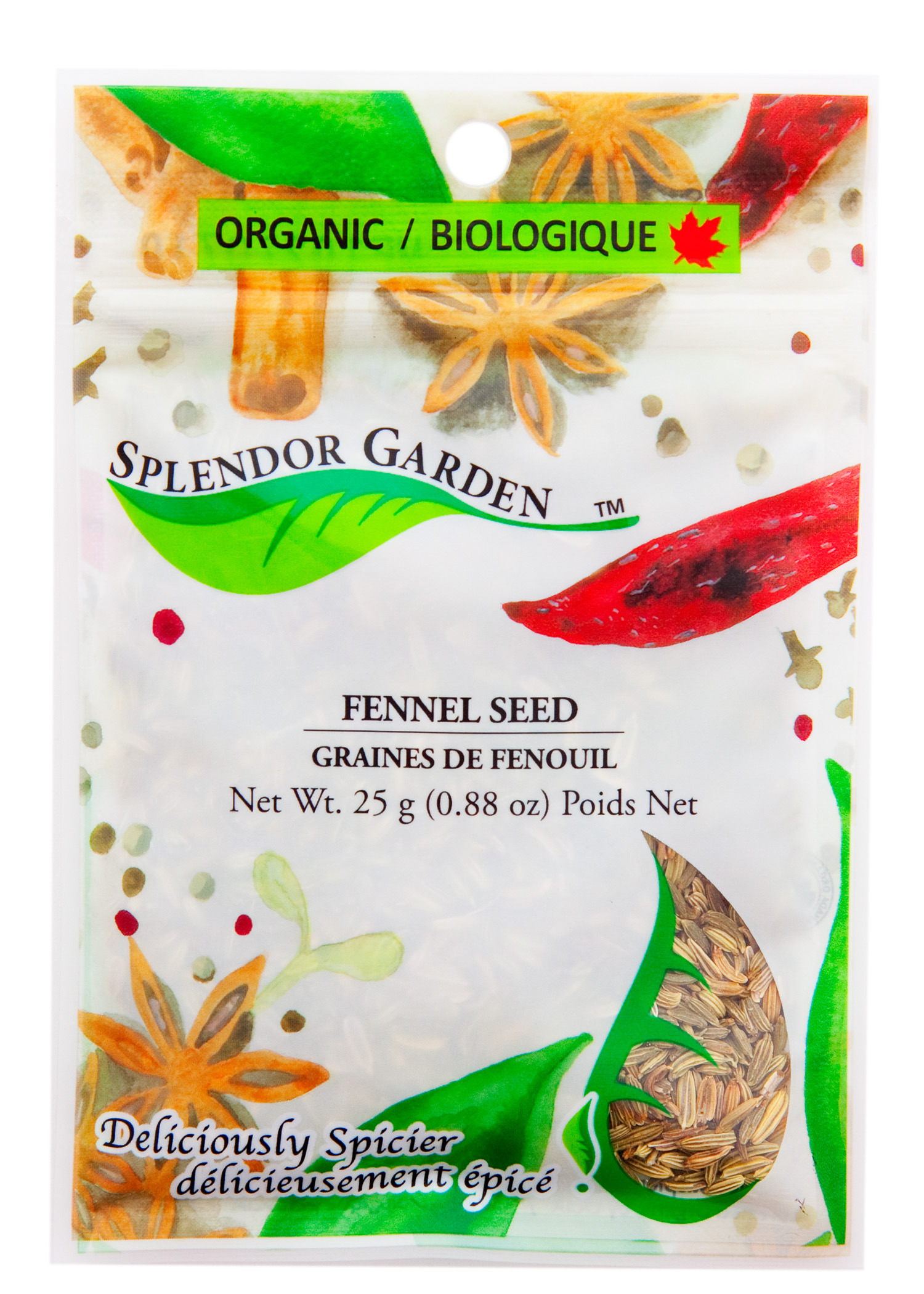 SPLENDOR GARDEN ORGANIC FENNEL SEED