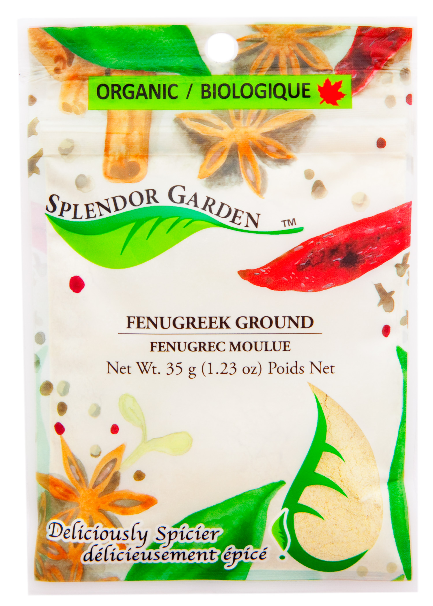 SPLENDOR GARDEN ORGANIC FENUGREEK GROUND