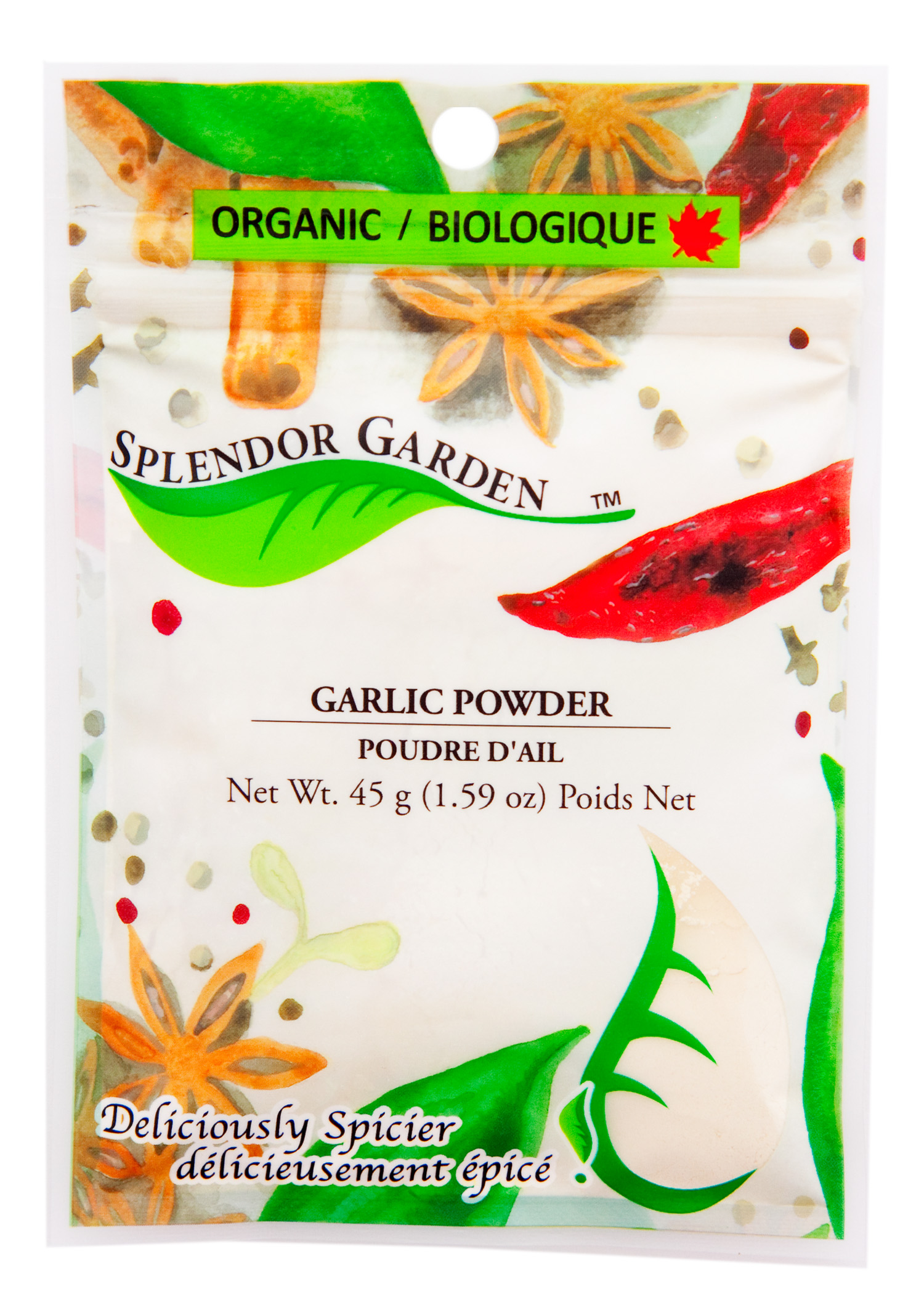 SPLENDOR GARDEN ORGANIC GARLIC POWDER