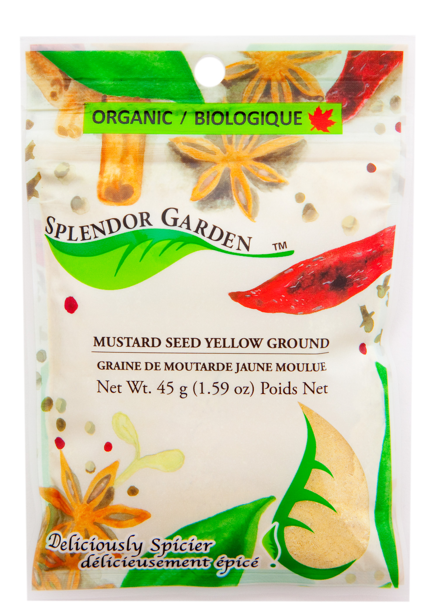 SPLENDOR GARDEN ORGANIC MUSTARD SEED YELLOW GROUND