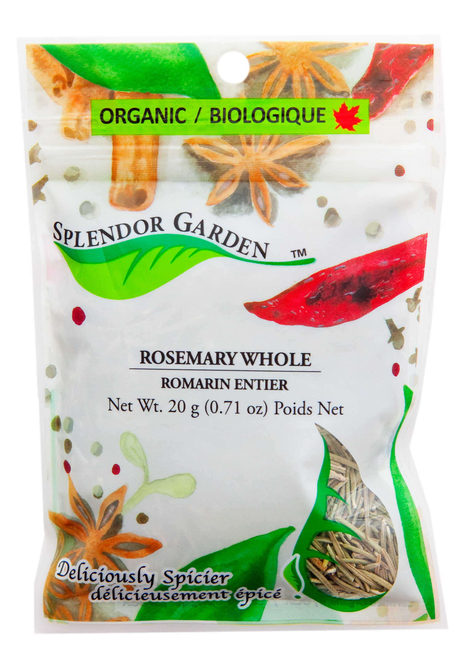 SPLENDOR GARDEN ORGANIC ROSEMARY WHOLE