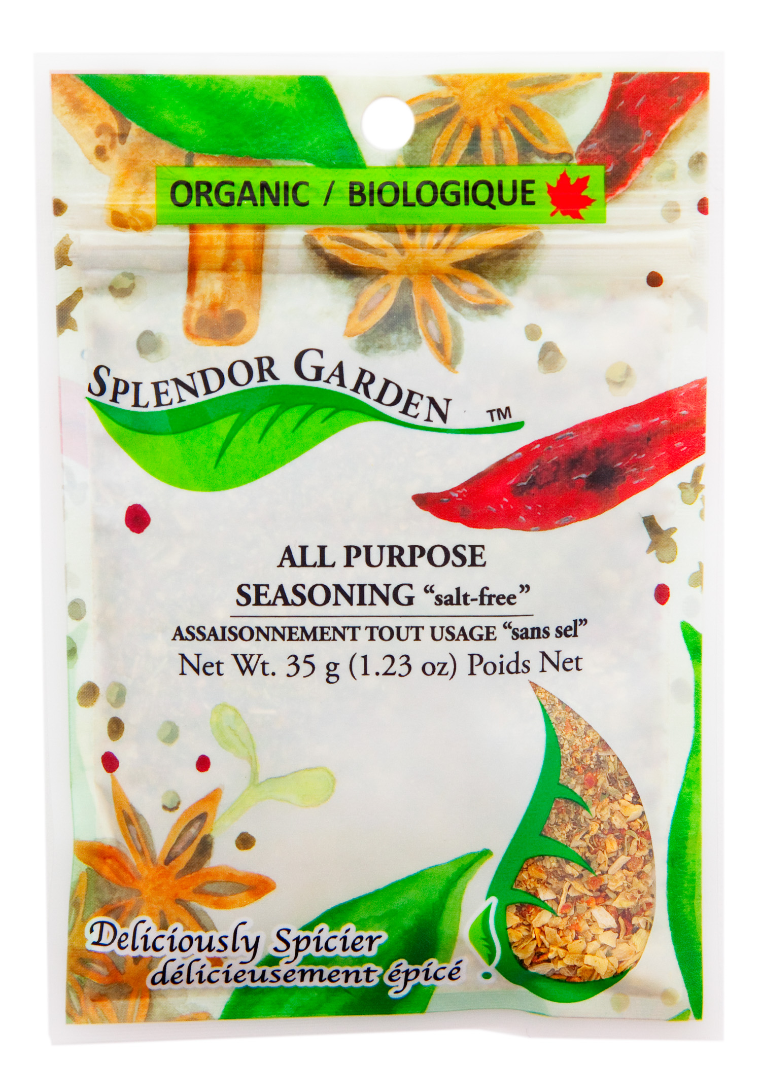 SPLENDOR GARDEN ORGANIC ALL PURPOSE SEASONING SF