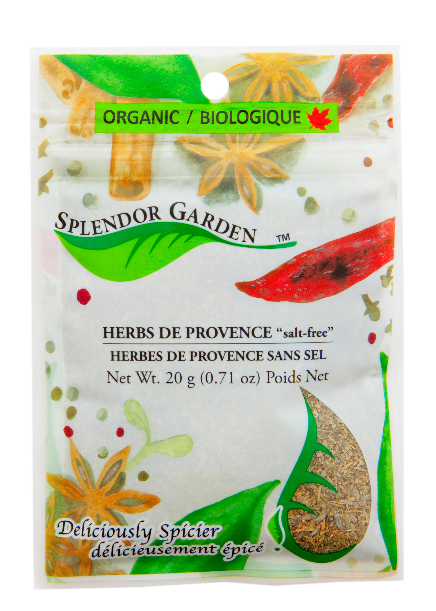 SPLENDOR GARDEN ORGANIC HERBS DE PROVENCE SF