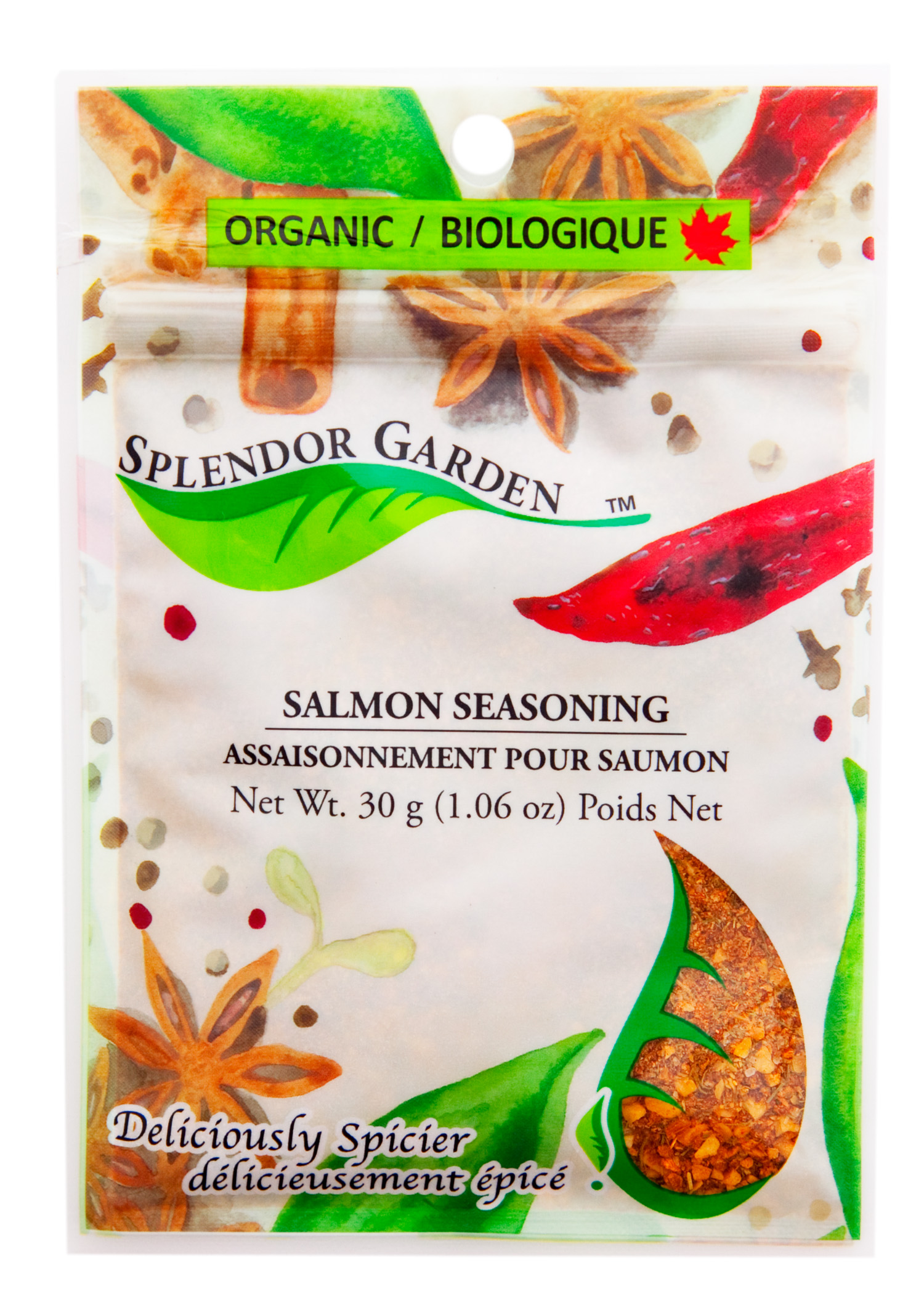 SPLENDOR GARDEN ORGANIC SALMON SEASONNING