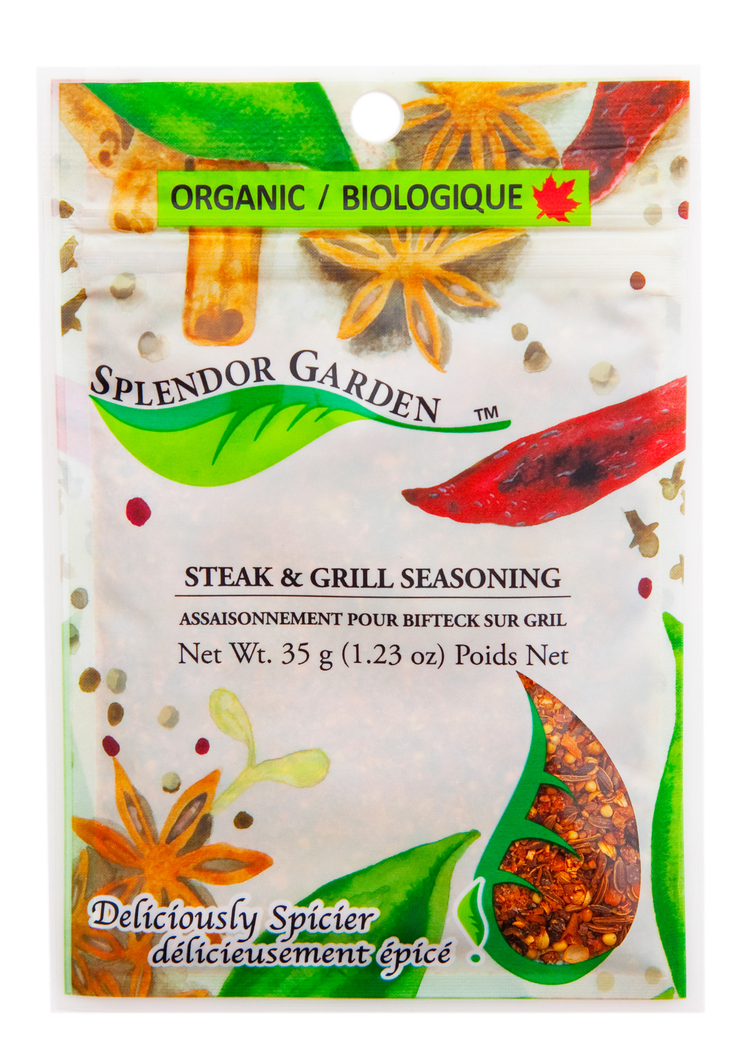 SPLENDOR GARDEN ORGANIC STEAK & GRILL SEASONING