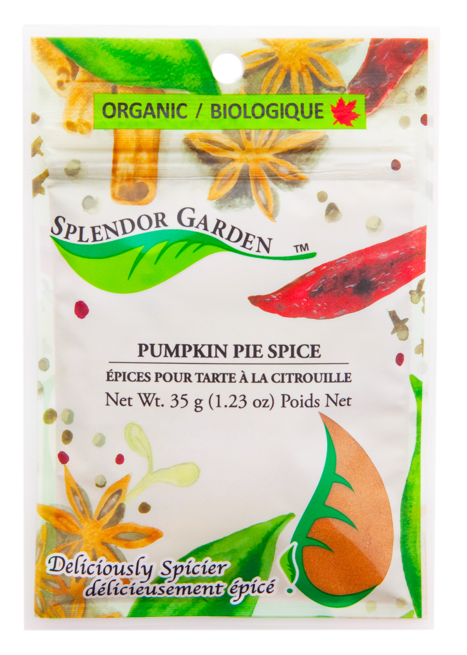 SPLENDOR GARDEN ORGANIC PUMPKIN PIE SPICE