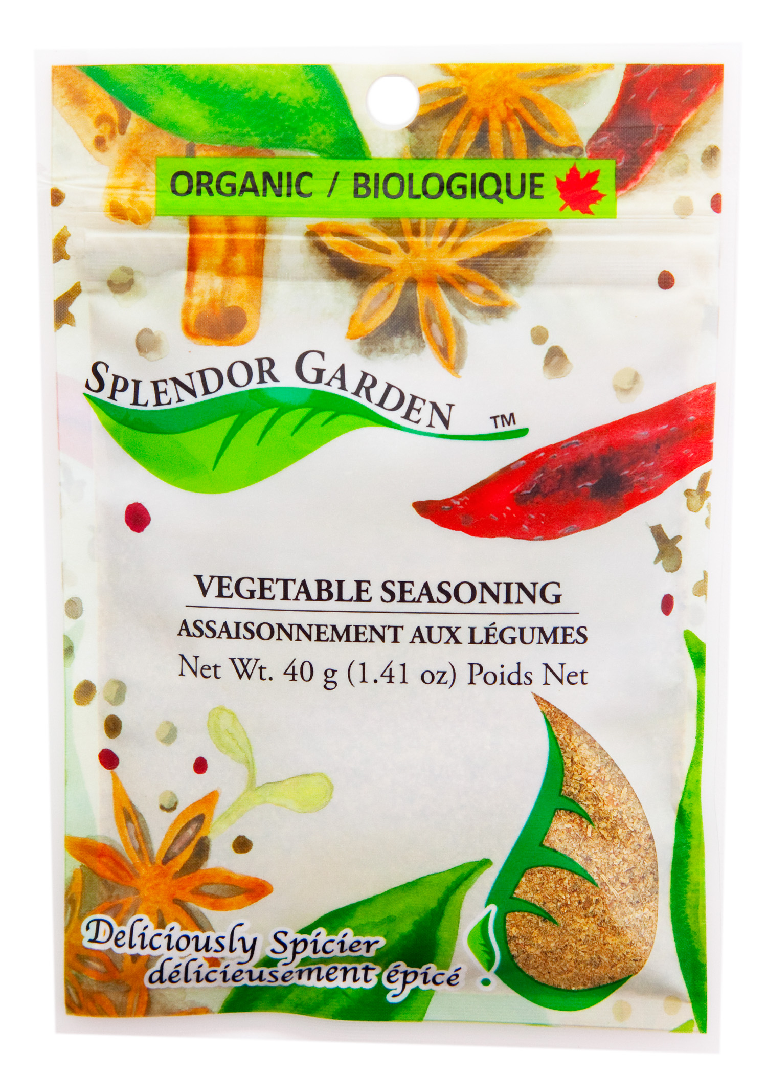ORGANIC SPLENDOR GARDEN VEGETABLE SEASONING