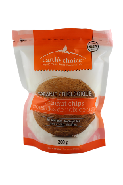EARTH'S CHOICE ORGANIC COCONUT CHIPS