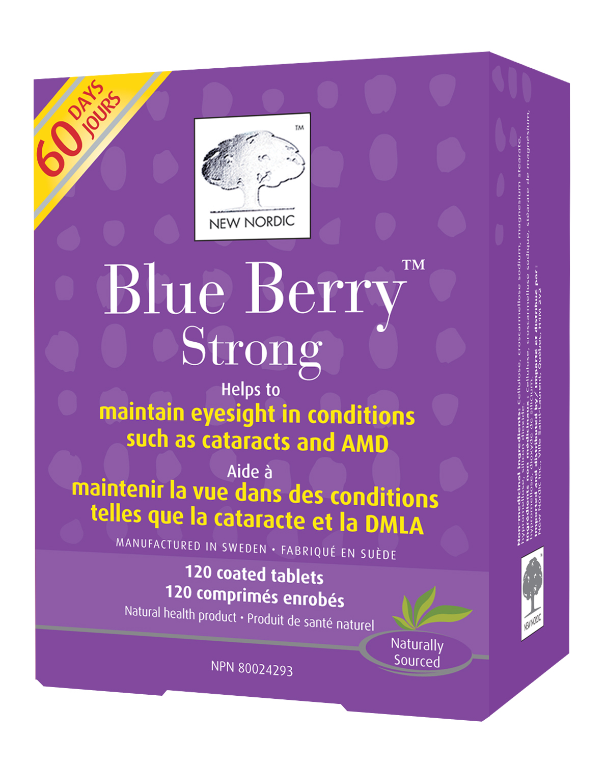 NEW NORDIC BLUE BERRY STRONG FOR EYESIGHT