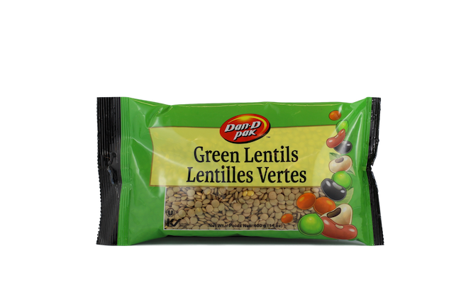 DAN-D PAK GREEN LENTILS