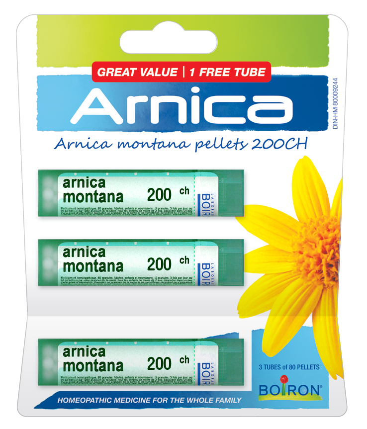 BOIRON ARNICA MONTANA PELLETS 200CH BONUS 2 GET 1 FREE