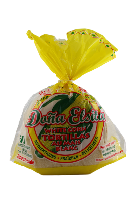 DONA ELSITA WHITE CORN TORTILLAS