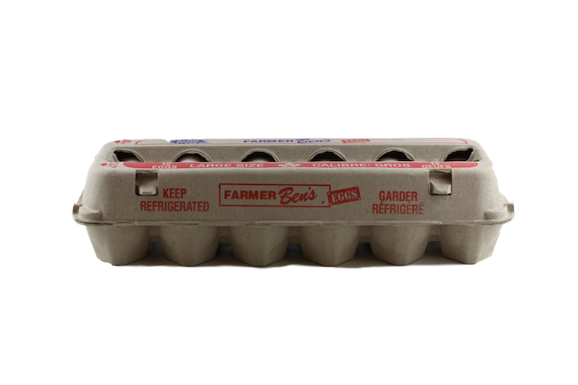 FARMER BENS EGGS LARGE WHITE