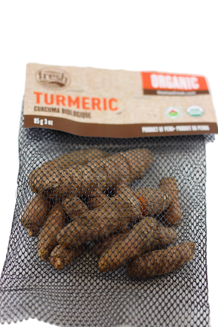 TURMERIC ROOT, ORGANIC BAG