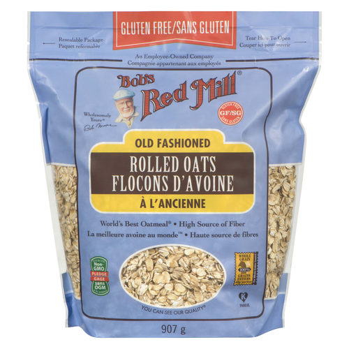 BOBS RED MILL GLUTEN FREE OLD FASHIONED ROLLED OATS