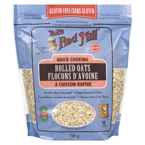 BOBS RED MILL GLUTEN FREE QUICK COOKING ROLLED OATS