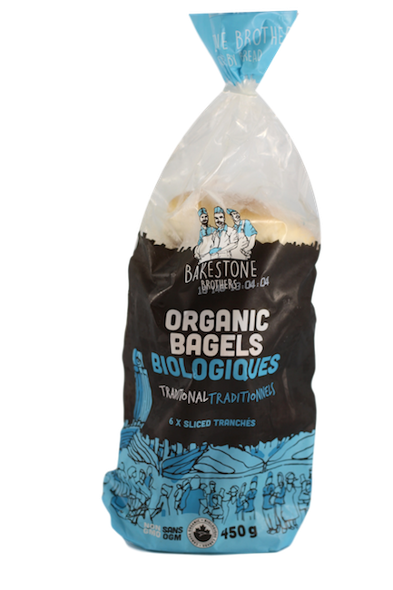 BAKESTONE BROTHERS ORGANIC BAGELS TRADITIONAL