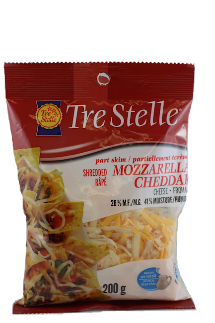 TRE STELLE NACHO MIX MOZZA/CHED SHREDDED