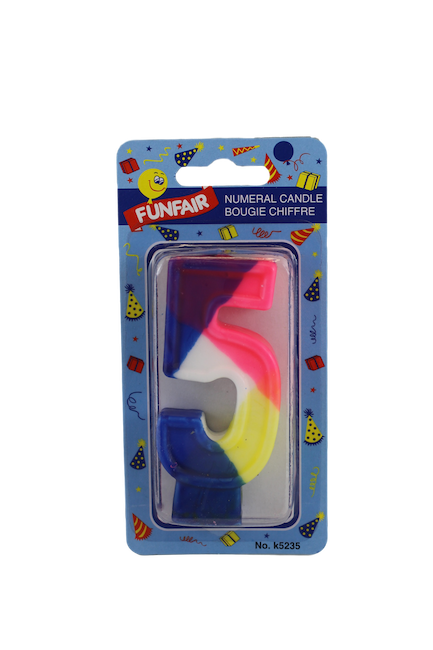 FUNFAIR CANDLE NUMBER 5