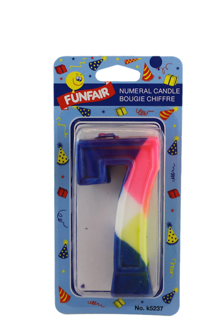 FUNFAIR CANDLE NUMBER 7
