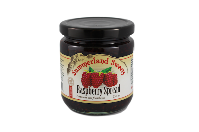 SUMMERLAND SWEETS PURE RASPBERRY JAM