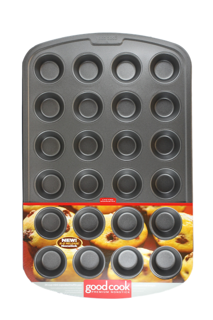 GOOD COOK MINI MUFFIN PAN (24 CUP)