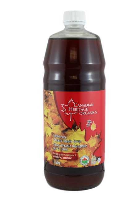 CANADIAN HERITAGE ORGANIC MAPLE SYRUP AMBER