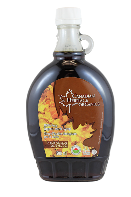 CANADIAN HERITAGE ORGANIC MAPLE SYRUP VERY DARK
