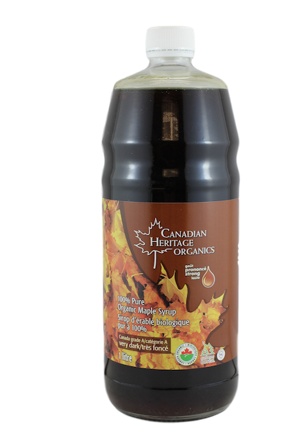 CANADIAN HERITAGE ORGANIC MAPLE SYRUP VERY DARK