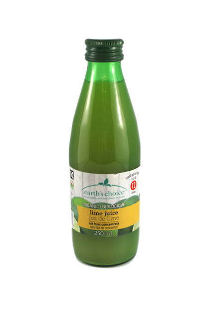 EARTH'S CHOICE ORGANIC LIME JUICE