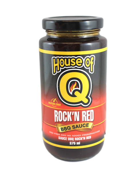 HOUSE OF Q BBQ SAUCE ROCK N' RED