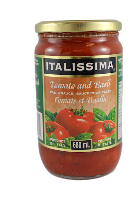 ITALISSIMA TOMATO & BASIL TOMATO SAUCE