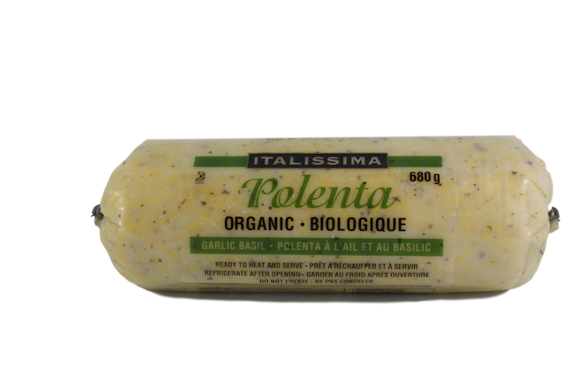 ITALISSIMA GARLIC BASIL POLENTA ORGANIC