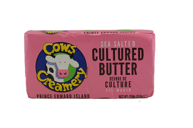 COWS CREAMERY SEA SALTED CULTURED BUTTER