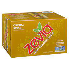 ZEVIA CREAM SODA ZERO CALORIE SODA